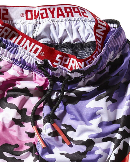 Sprayground KIDS SPLIT CAMO SWIM TRUNKS