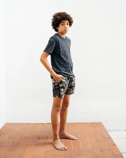 Sprayground KIDS CAMO CHECKERED SWIM TRUNKS