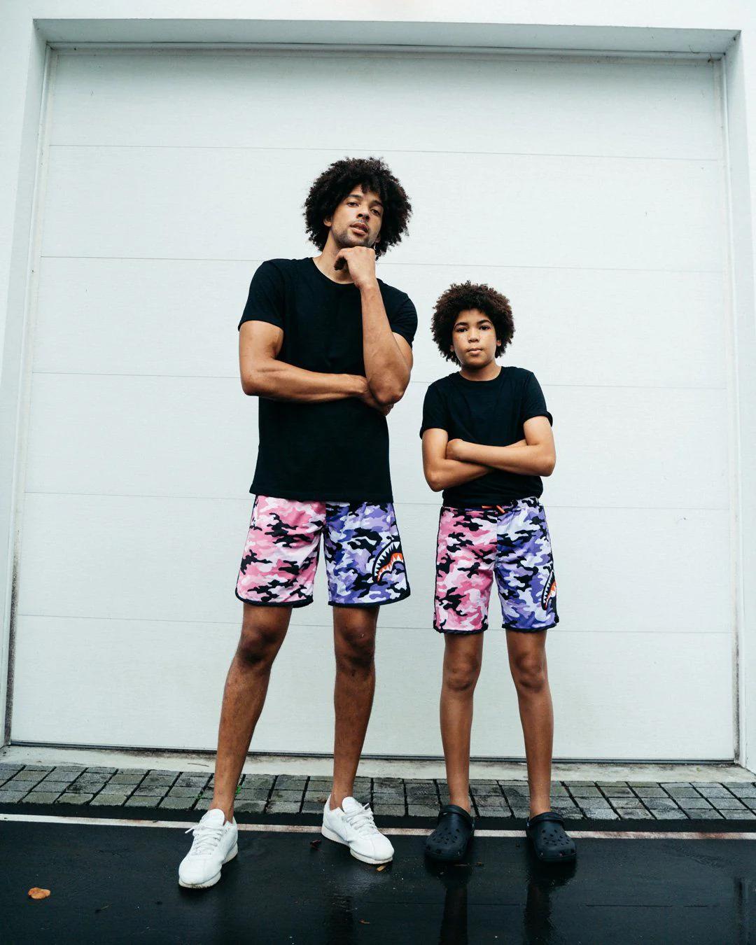 Sprayground SPLIT CAMO CORTO SWIM TRUNKS