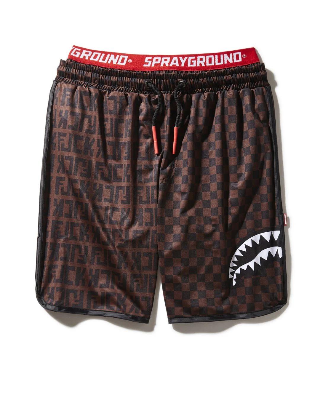Sprayground OFFENDED SPLIT THE CHECK CORTO SWIM TRUNKS