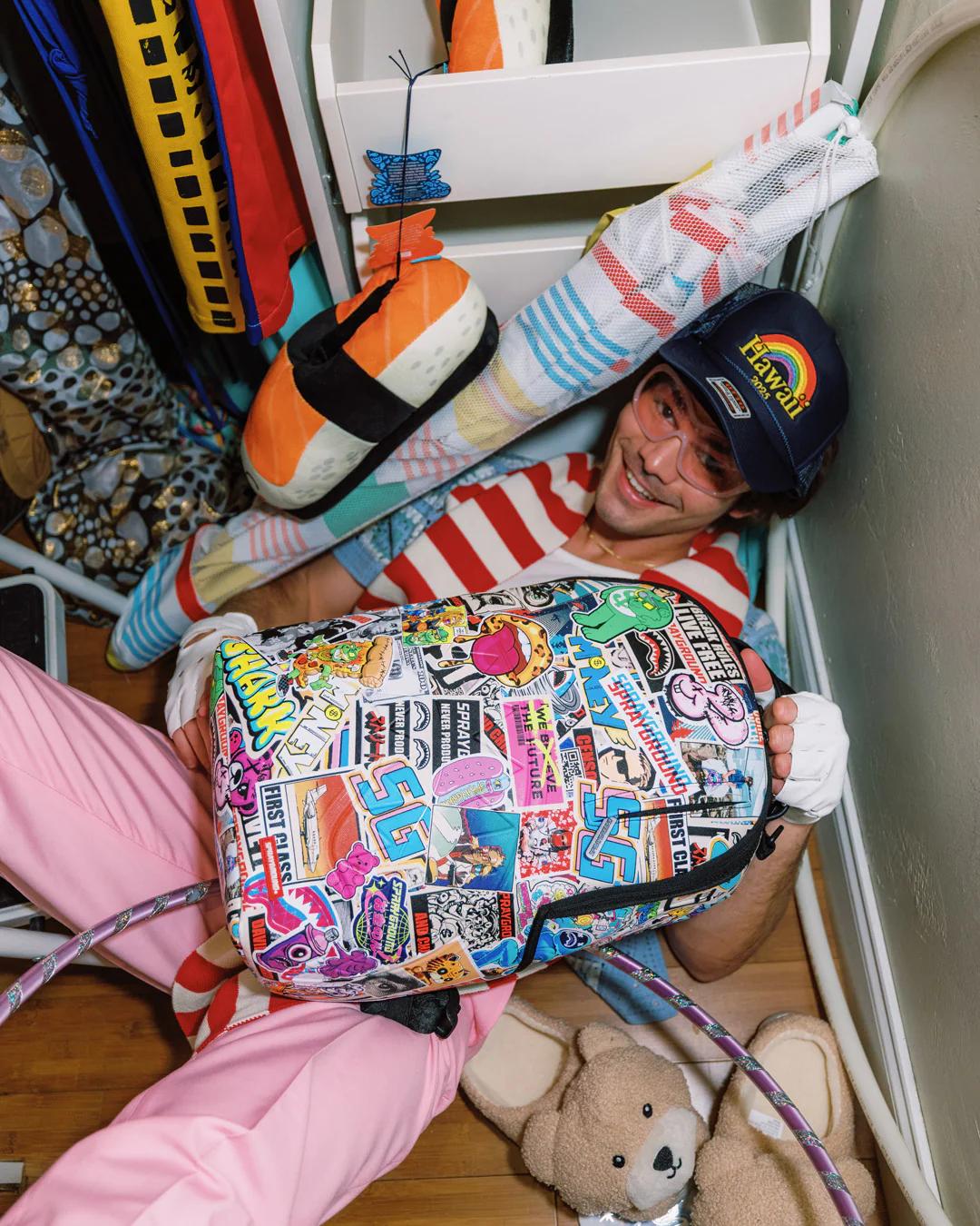Sprayground LIFE'S A MOVIE BACKPACK