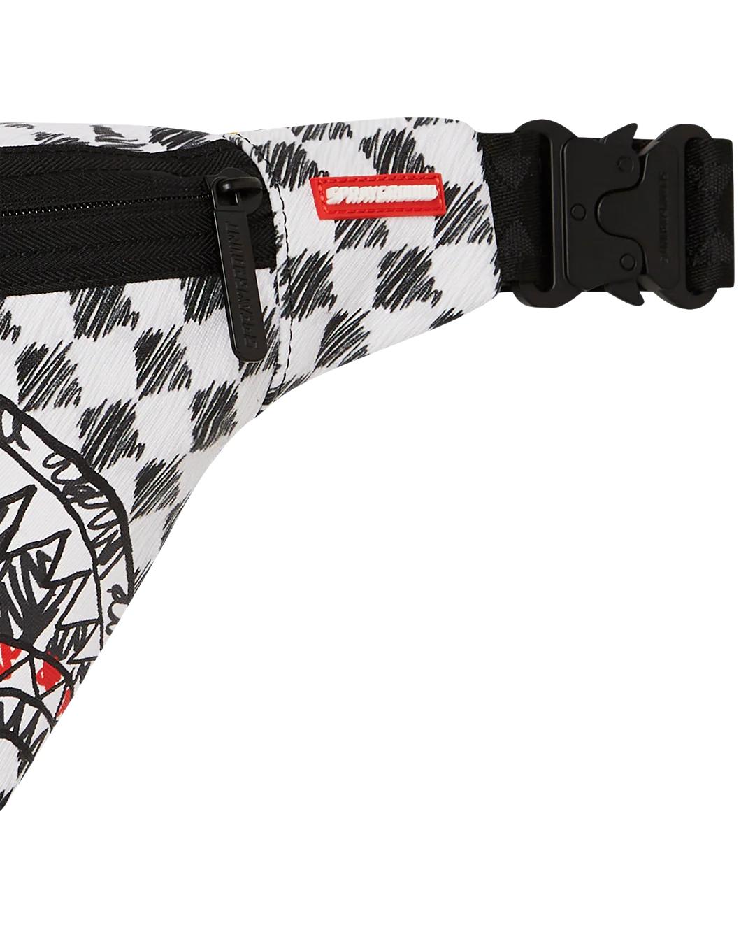 Sprayground SCRIBBLE DRIBBLE CHECK SAVVY CROSSBODY