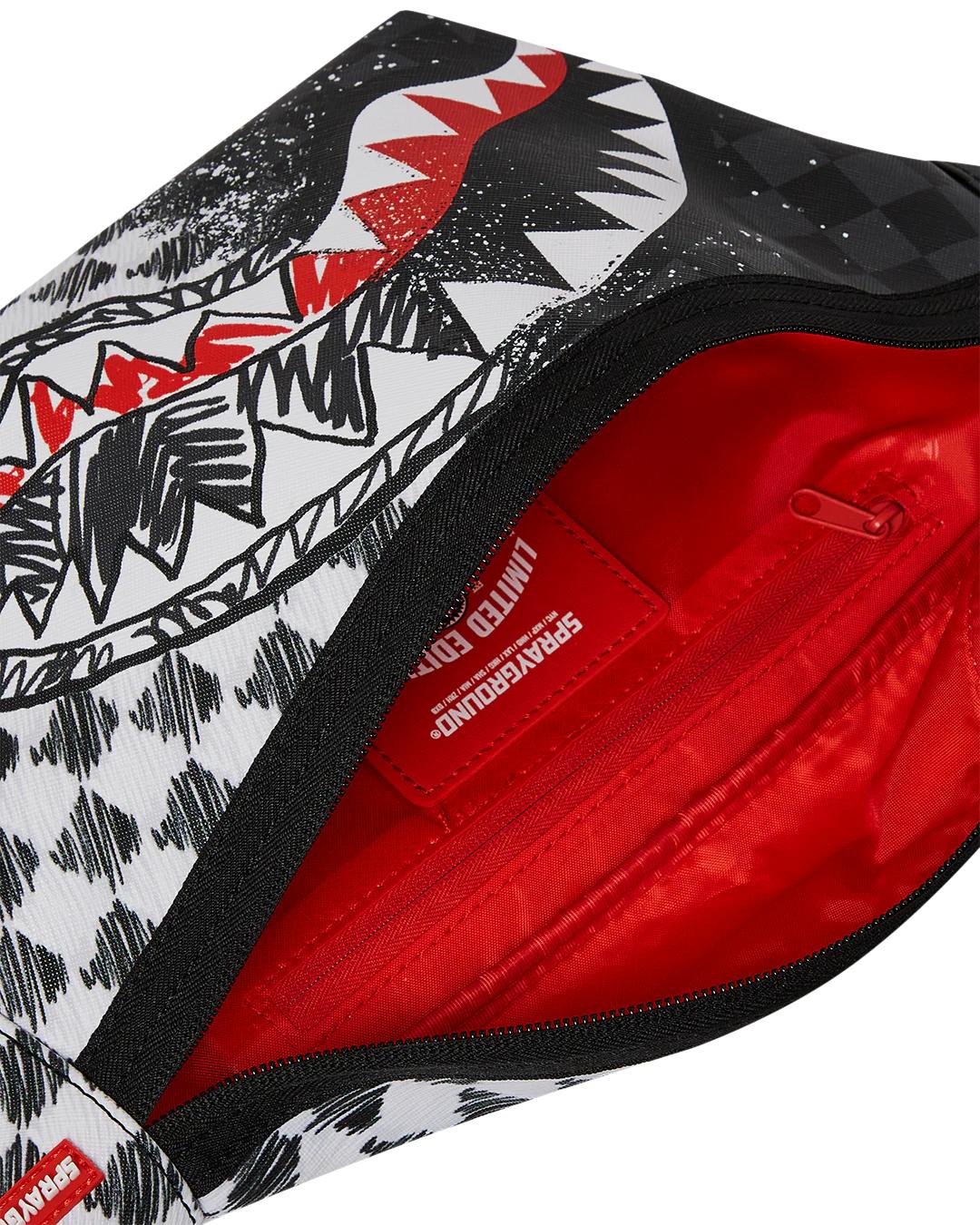 Sprayground SCRIBBLE DRIBBLE CHECK SAVVY CROSSBODY