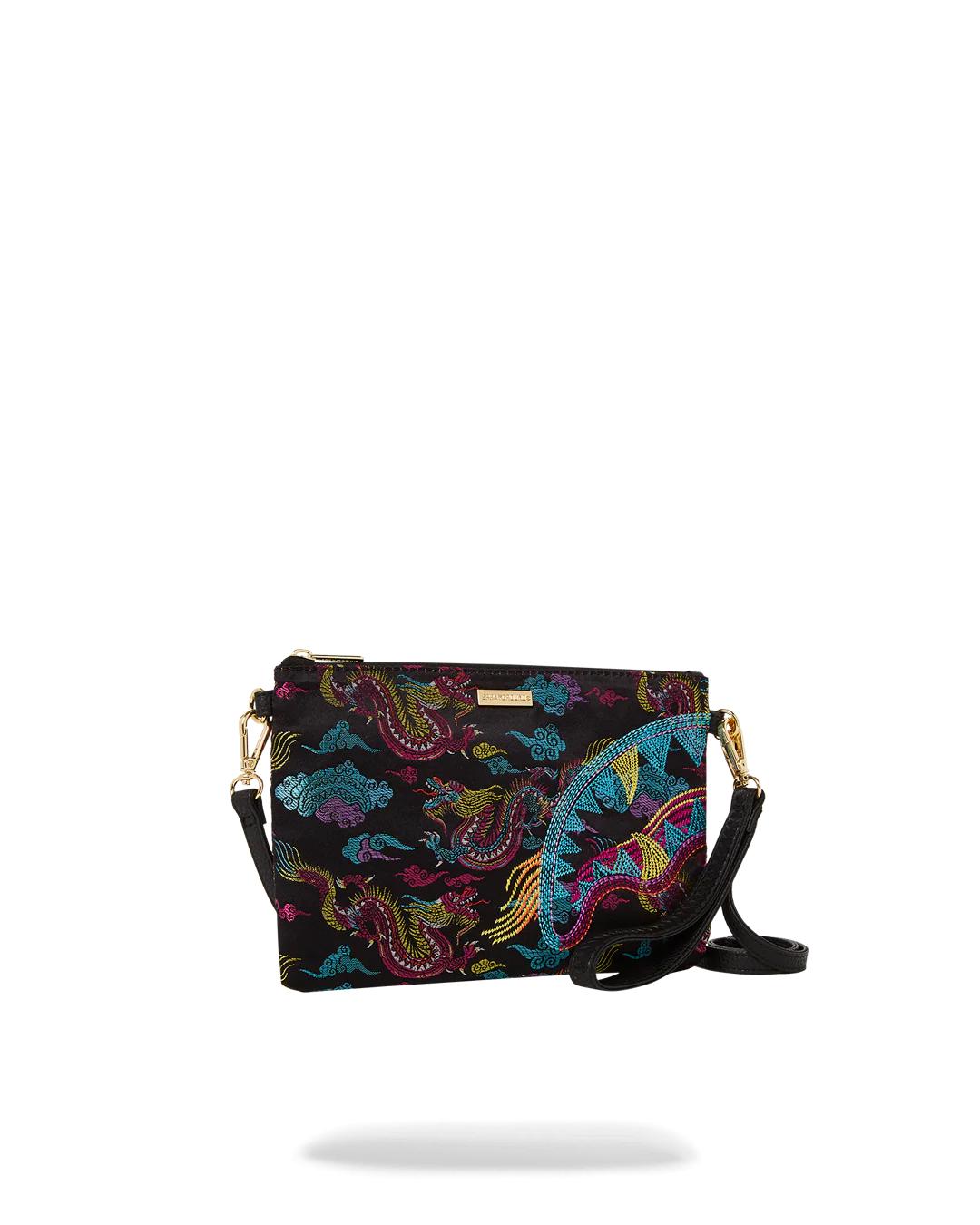 Sprayground EMBROIDERED DRAGONS CROSSOVER CLUTCH