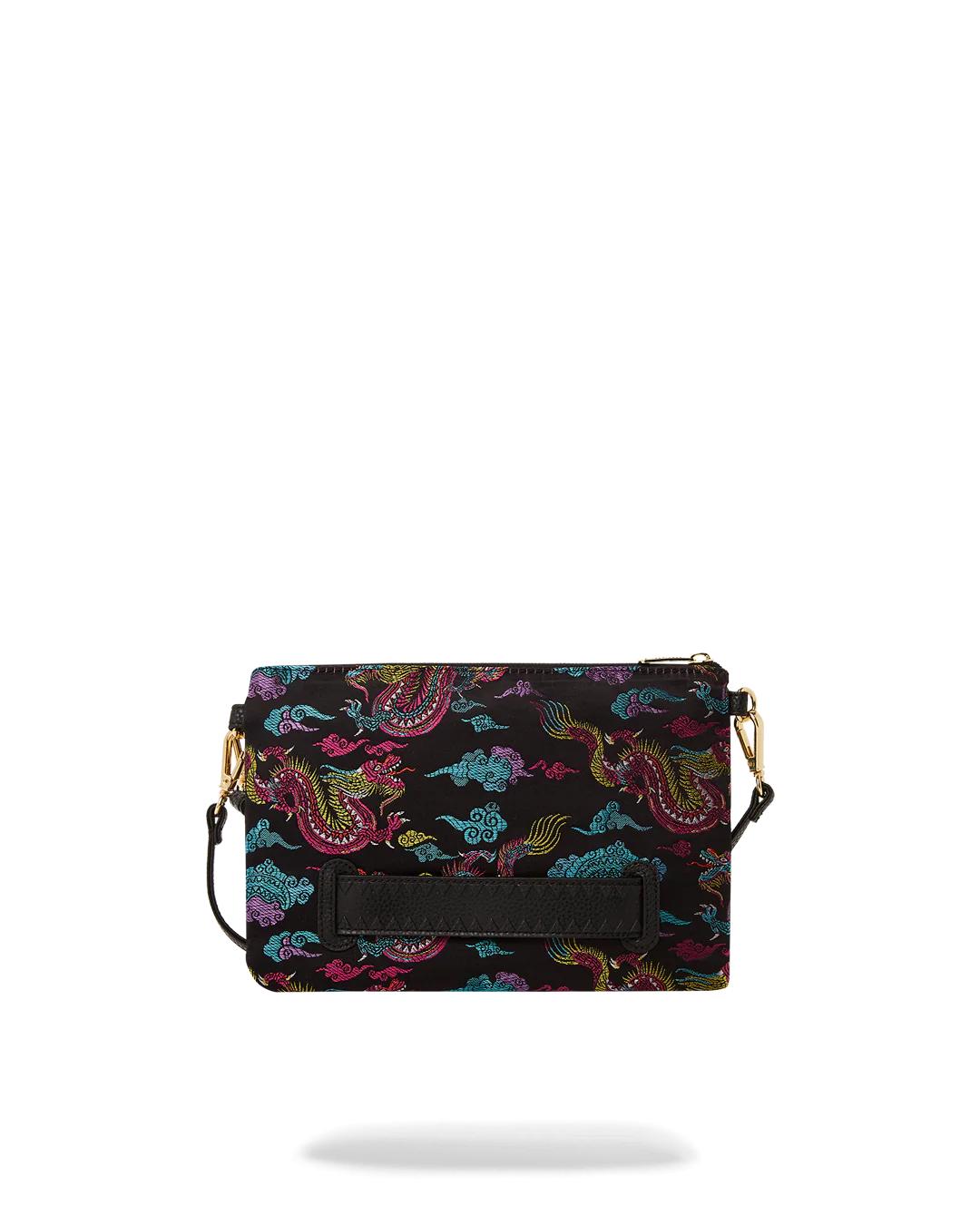 Sprayground EMBROIDERED DRAGONS CROSSOVER CLUTCH