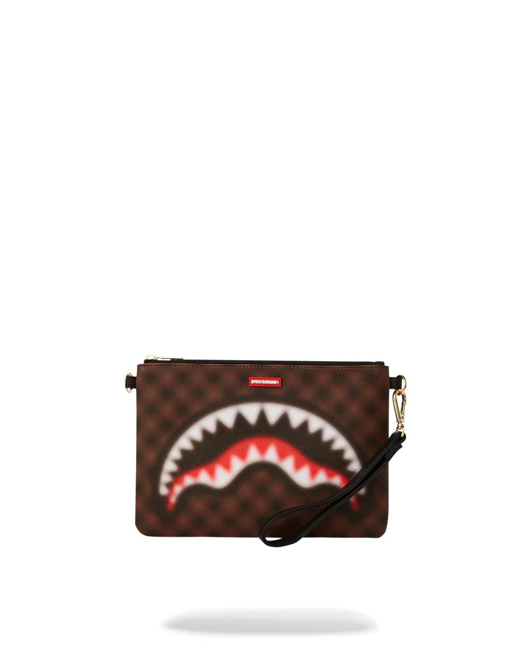 Sprayground SHARKS IN PARIS BLUR EFFECT CROSSOVER CLUTCH