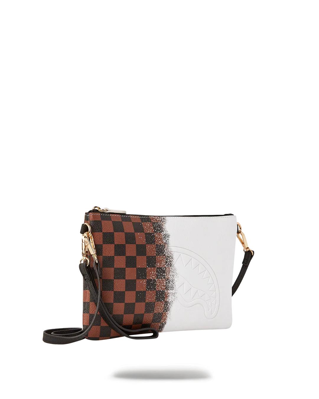 Sprayground SPRAYSHARKS WORLDWIDE CROSSOVER CLUTCH W/ SHOULDER STRAP
