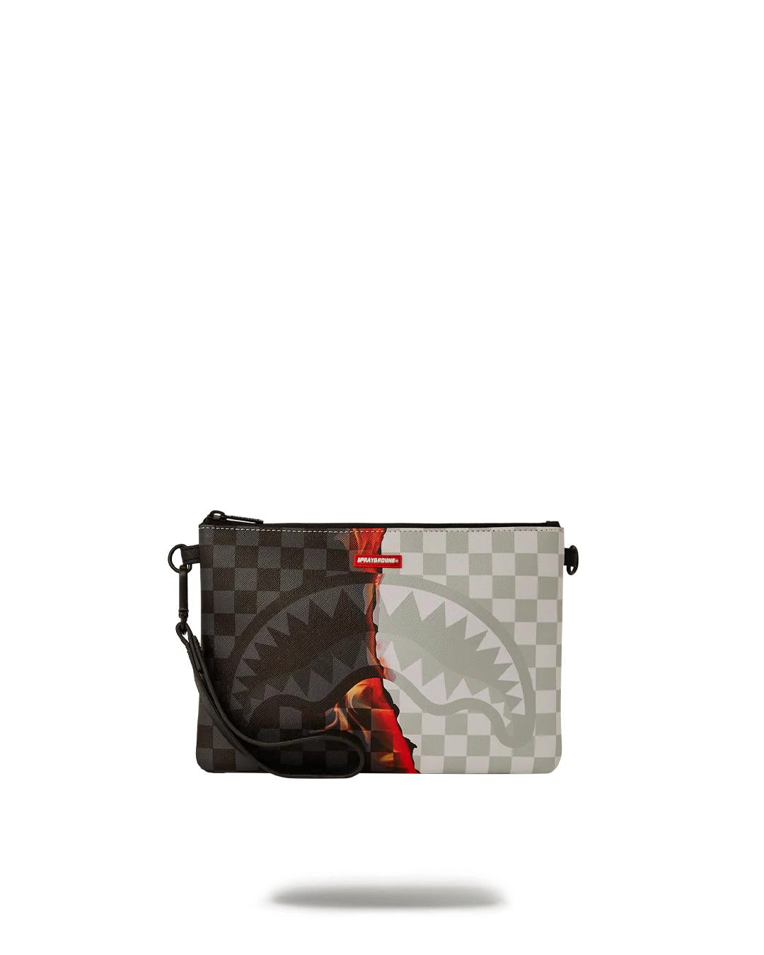 Sprayground RING OF FIRE CROSSOVER CLUTCH W/ SHOULDER STRAP