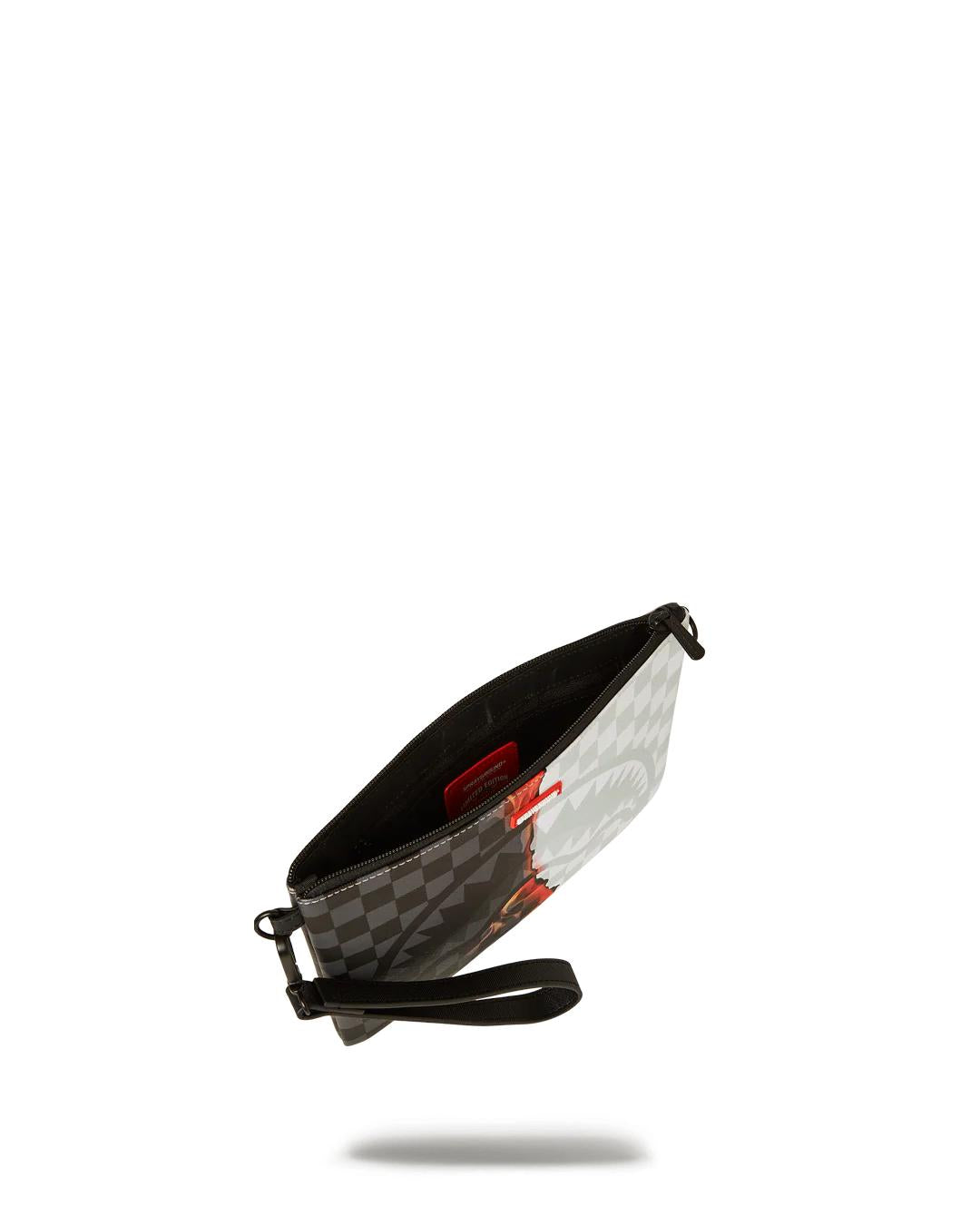 Sprayground RING OF FIRE CROSSOVER CLUTCH W/ SHOULDER STRAP