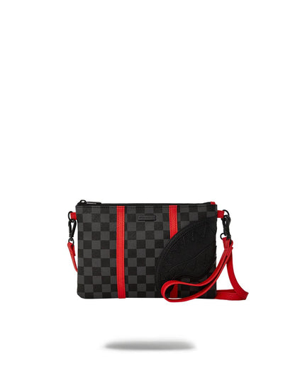 Sprayground MONACO SHARK CLUB CROSSOVER CLUTCH W/ SHOULDER STRAP