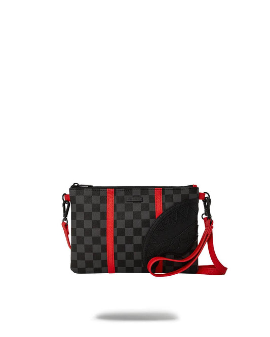 Sprayground MONACO SHARK CLUB CROSSOVER CLUTCH W/ SHOULDER STRAP