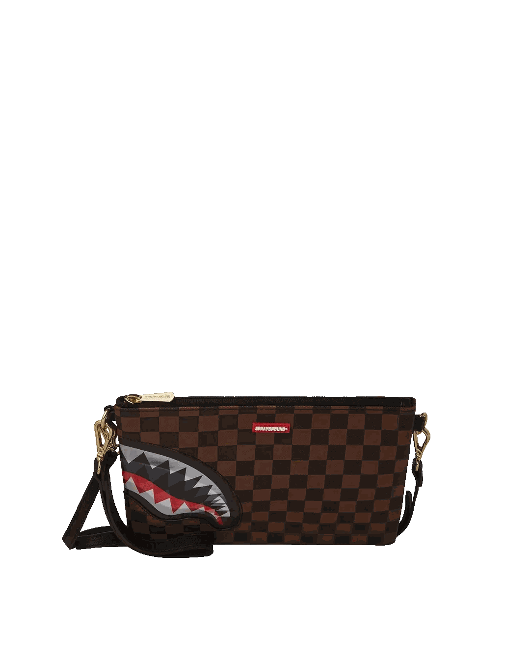 Sprayground LENTICULAR EFFECTS CROSSOVER CLUTCH W/ SHOULDER STRAP