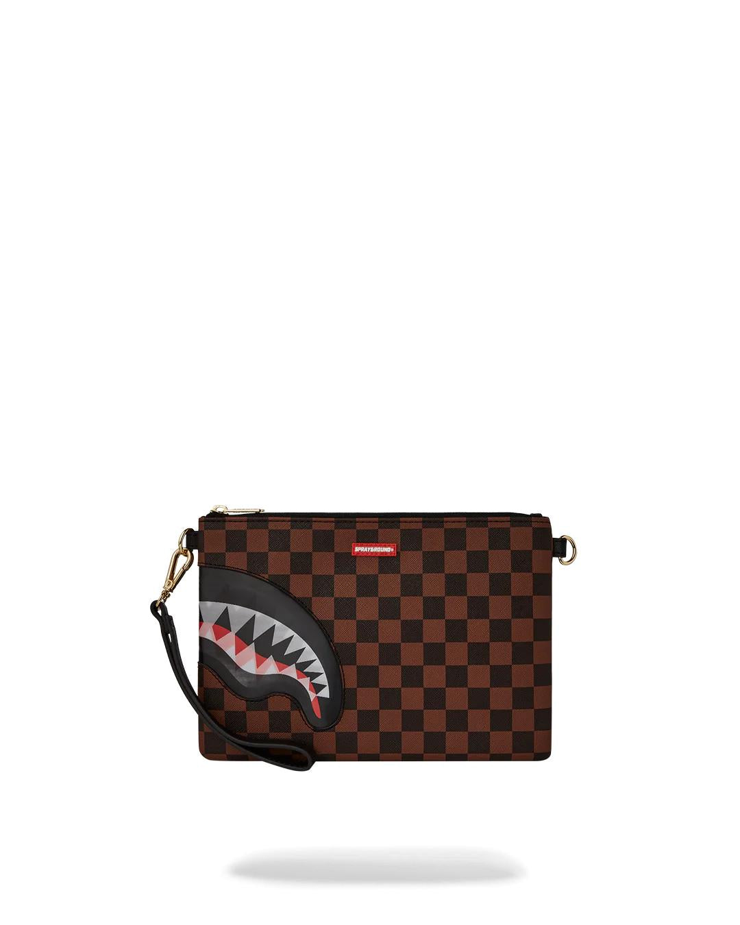 Sprayground LENTICULAR EFFECTS CROSSOVER CLUTCH W/ SHOULDER STRAP