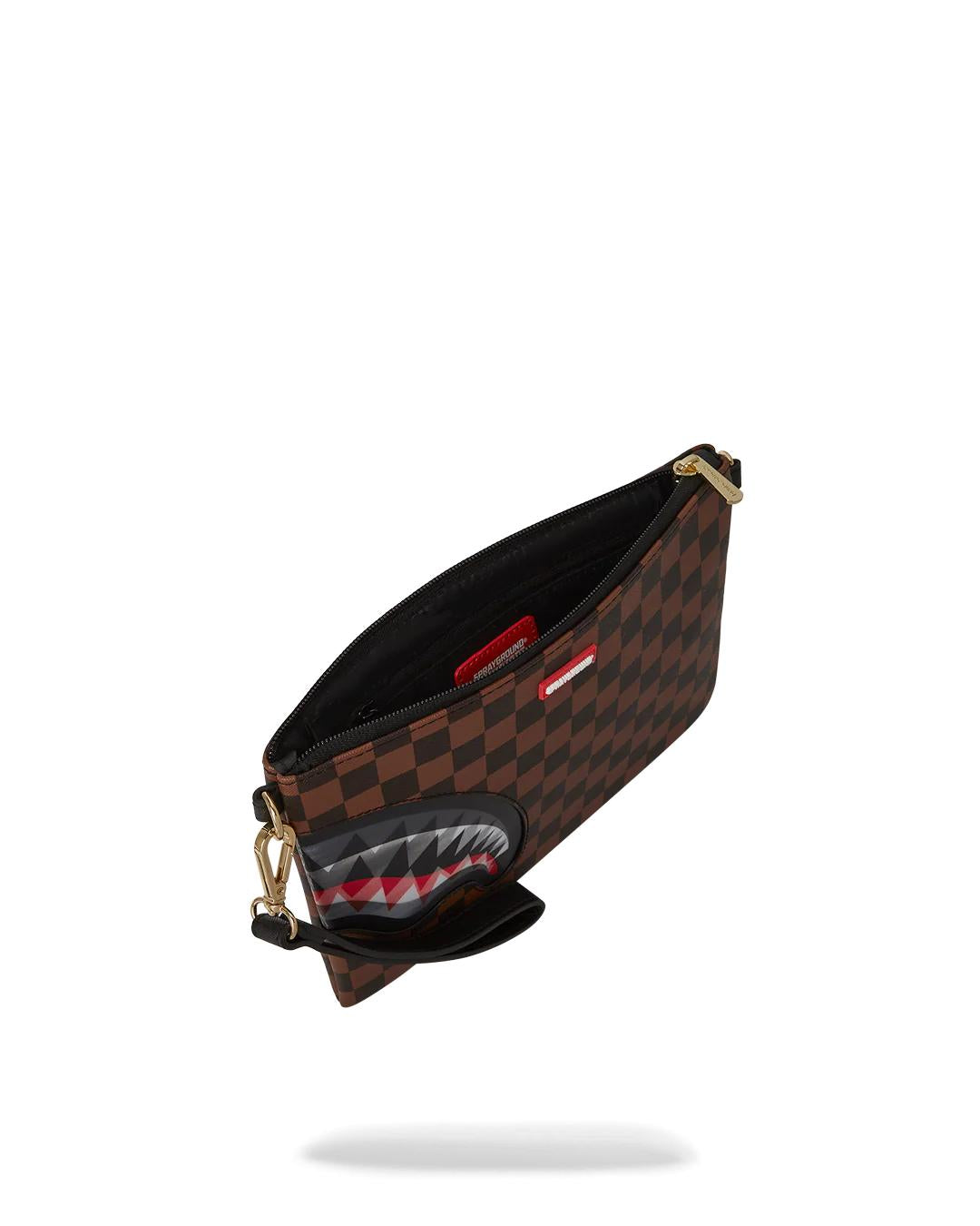 Sprayground LENTICULAR EFFECTS CROSSOVER CLUTCH W/ SHOULDER STRAP