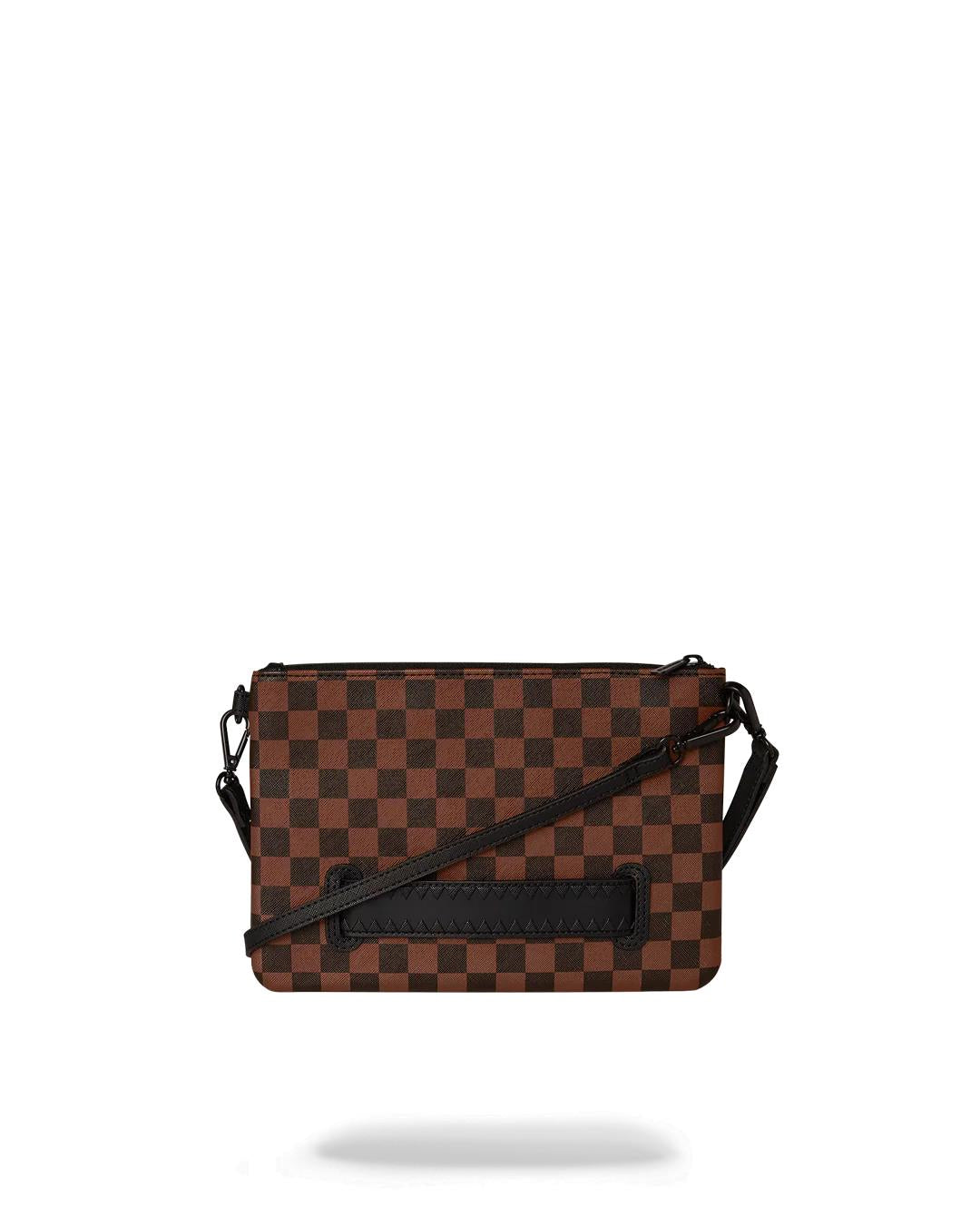 Sprayground SHARKS IN PARIS CLEAR FOR TAKEOFF CROSSOVER CLUTCH WITH STRAP