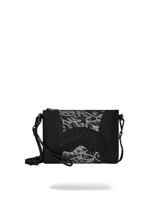 Sprayground A.M.P.M CROSSOVER CLUTCH W/ SHOULDER STRAP
