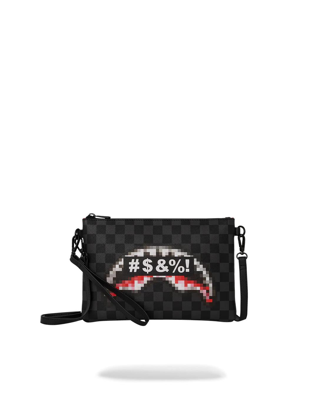 Sprayground WHAT THE BEEP' SHARK CROSSOVER CLUTCH