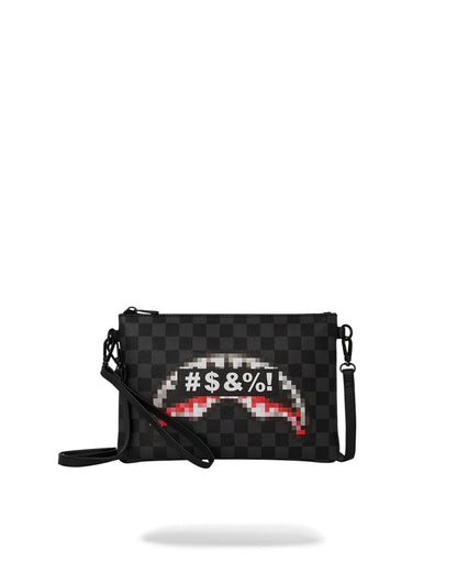 Sprayground WHAT THE BEEP' SHARK CROSSOVER CLUTCH