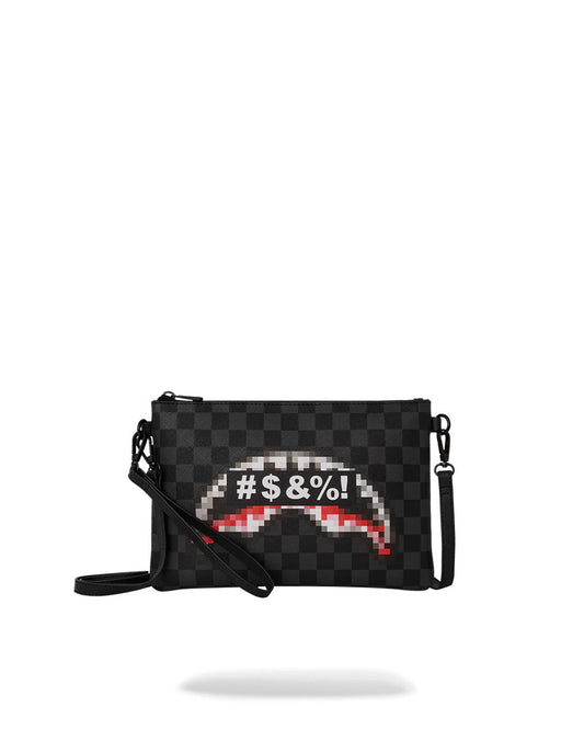 Sprayground WHAT THE BEEP' SHARK CROSSOVER CLUTCH