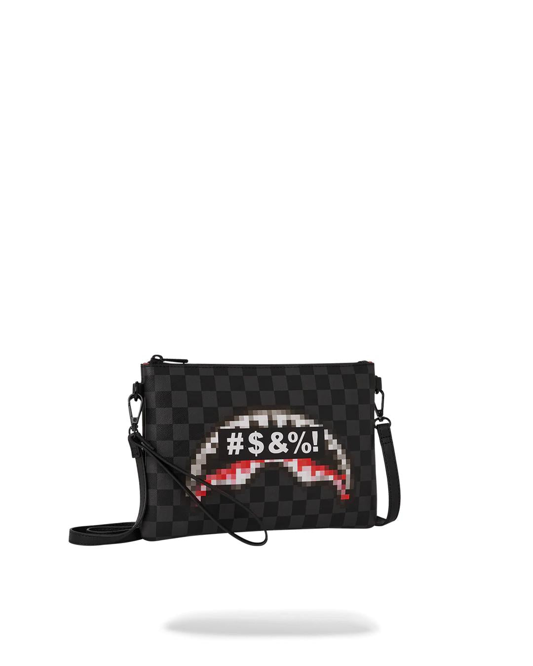Sprayground WHAT THE BEEP' SHARK CROSSOVER CLUTCH