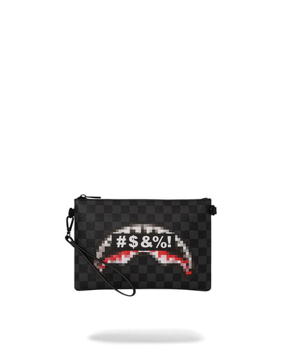 Sprayground WHAT THE BEEP' SHARK CROSSOVER CLUTCH