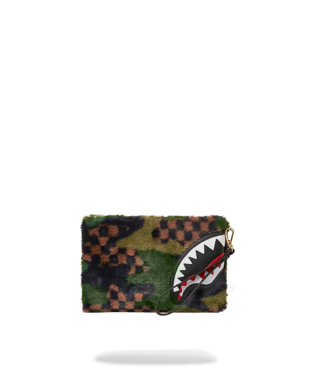 Sprayground BIG SKY FUR SHARK CROSSOVER CLUTCH