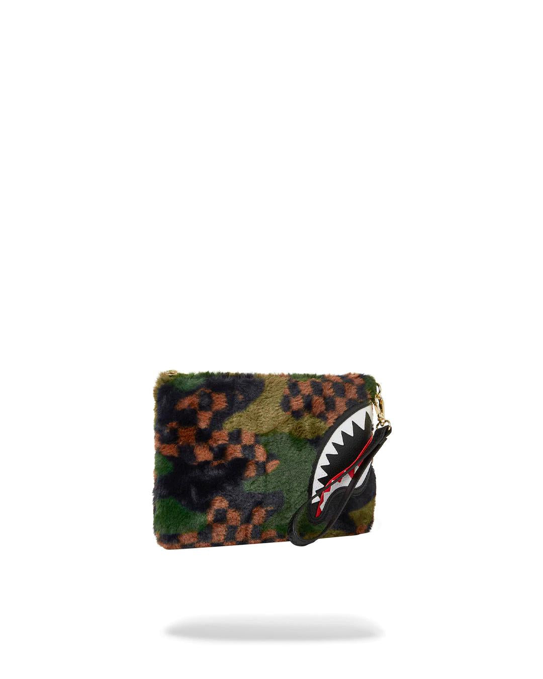 Sprayground BIG SKY FUR SHARK CROSSOVER CLUTCH