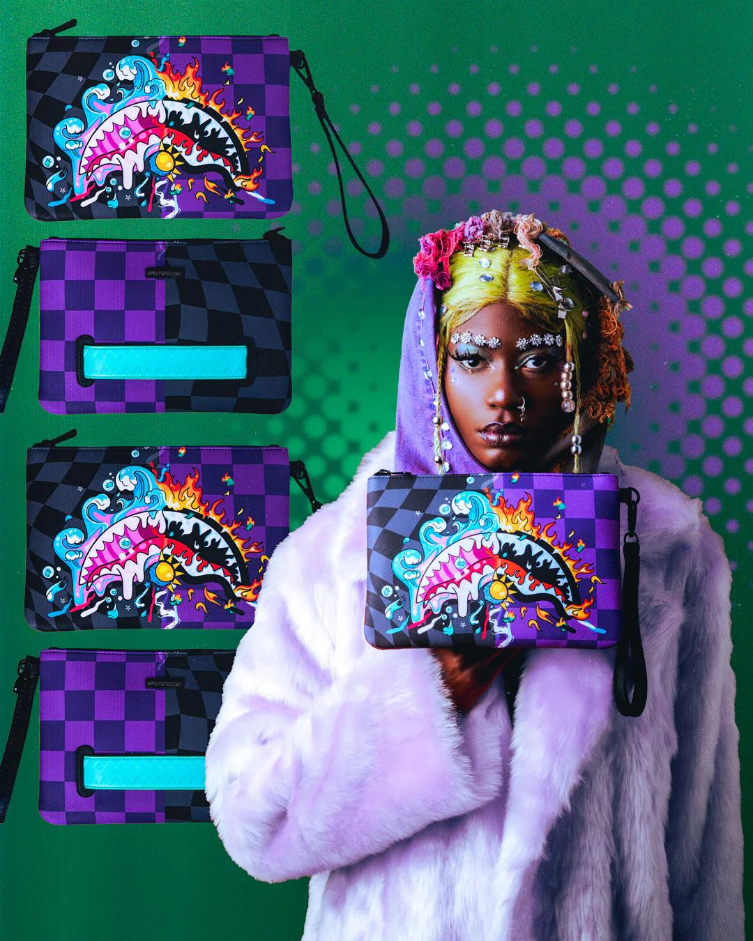 Sprayground MAD SCIENTIST CROSSOVER CLUTCH
