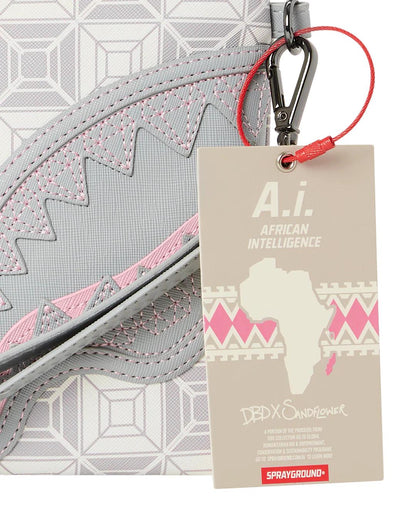 Sprayground A.I.8 AFRICAN INTELLIGENCE BOOKED & BUSY CROSSOVER CLUTCH