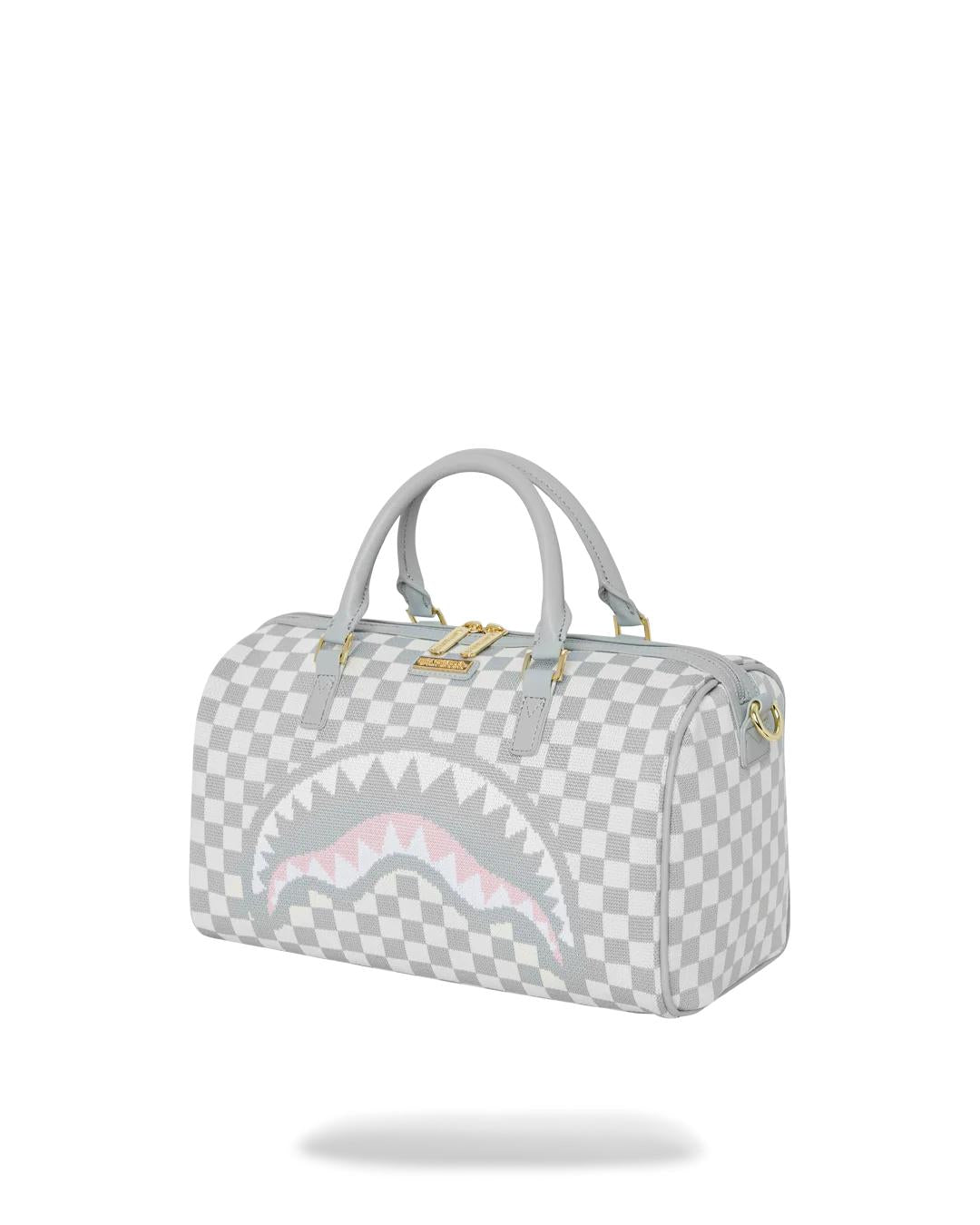 Sprayground KNIT SHARKS IN PARIS IN CREAM MINI DUFFLE