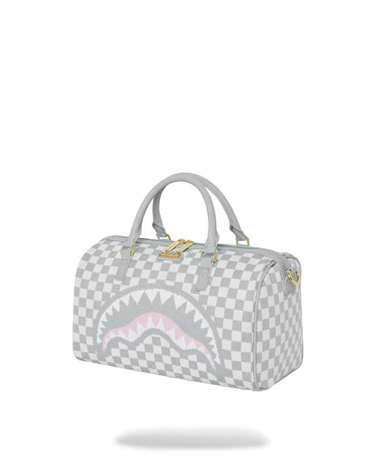 Sprayground KNIT SHARKS IN PARIS IN CREAM MINI DUFFLE
