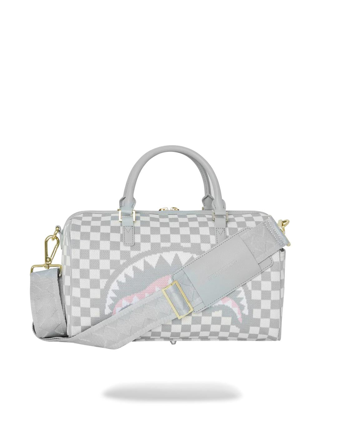 Sprayground KNIT SHARKS IN PARIS IN CREAM MINI DUFFLE