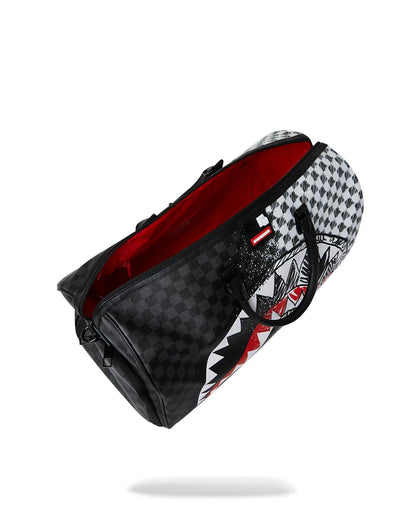 Sprayground SCRIBBLE DRIBBLE CHECK DUFFLE
