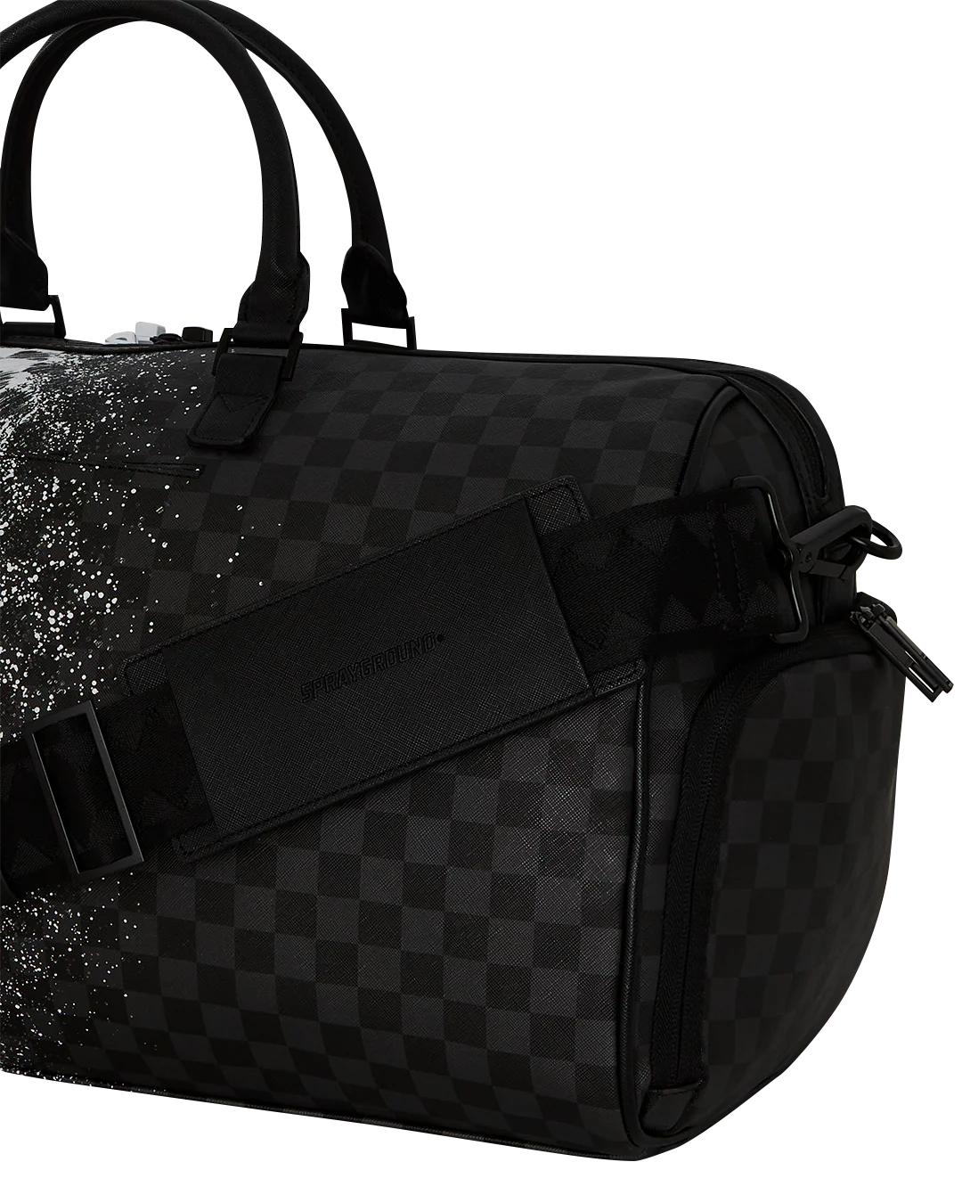Sprayground SCRIBBLE DRIBBLE CHECK DUFFLE