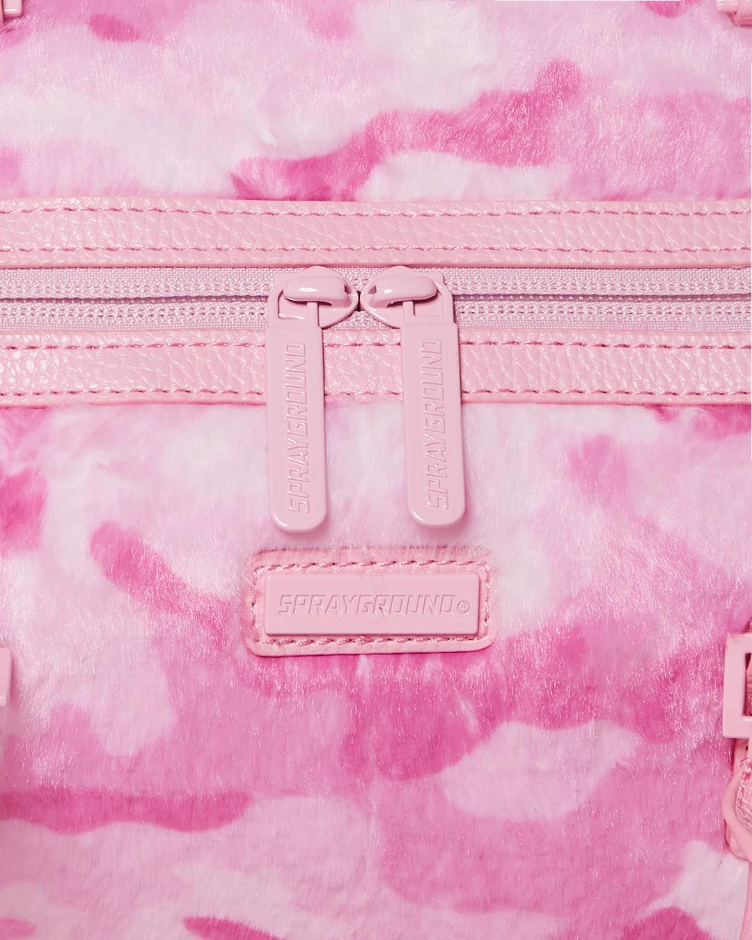 Sprayground FURRROCIOUS IN PINK MINI DUFFLE