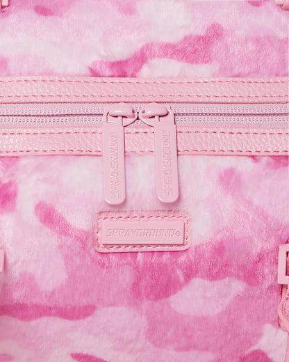 Sprayground FURRROCIOUS IN PINK MINI DUFFLE