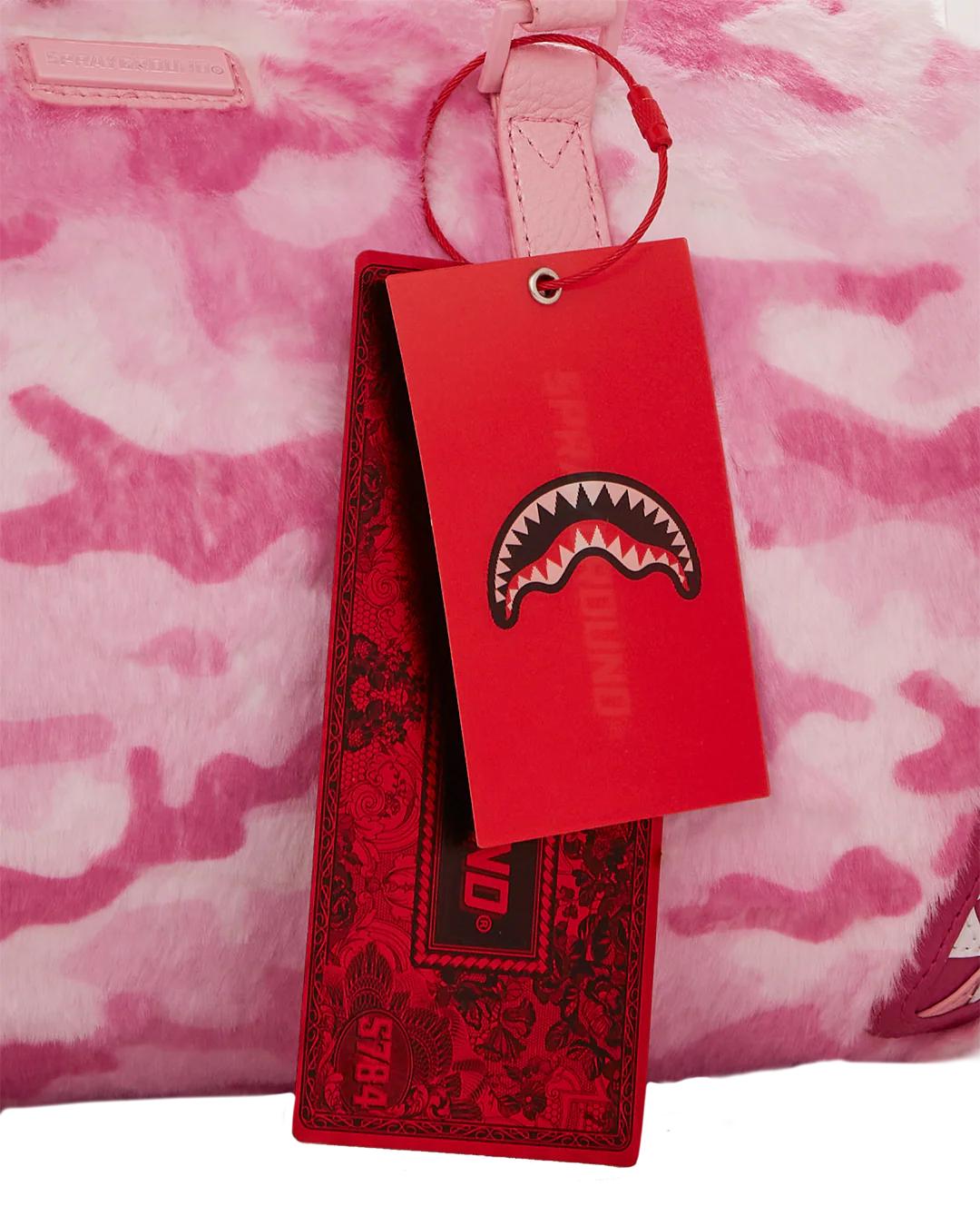 Sprayground FURRROCIOUS IN PINK MINI DUFFLE