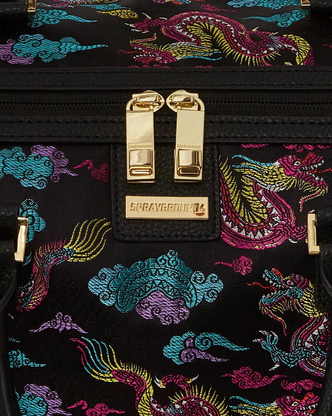 Sprayground EMBROIDERED DRAGONS DUFFLE