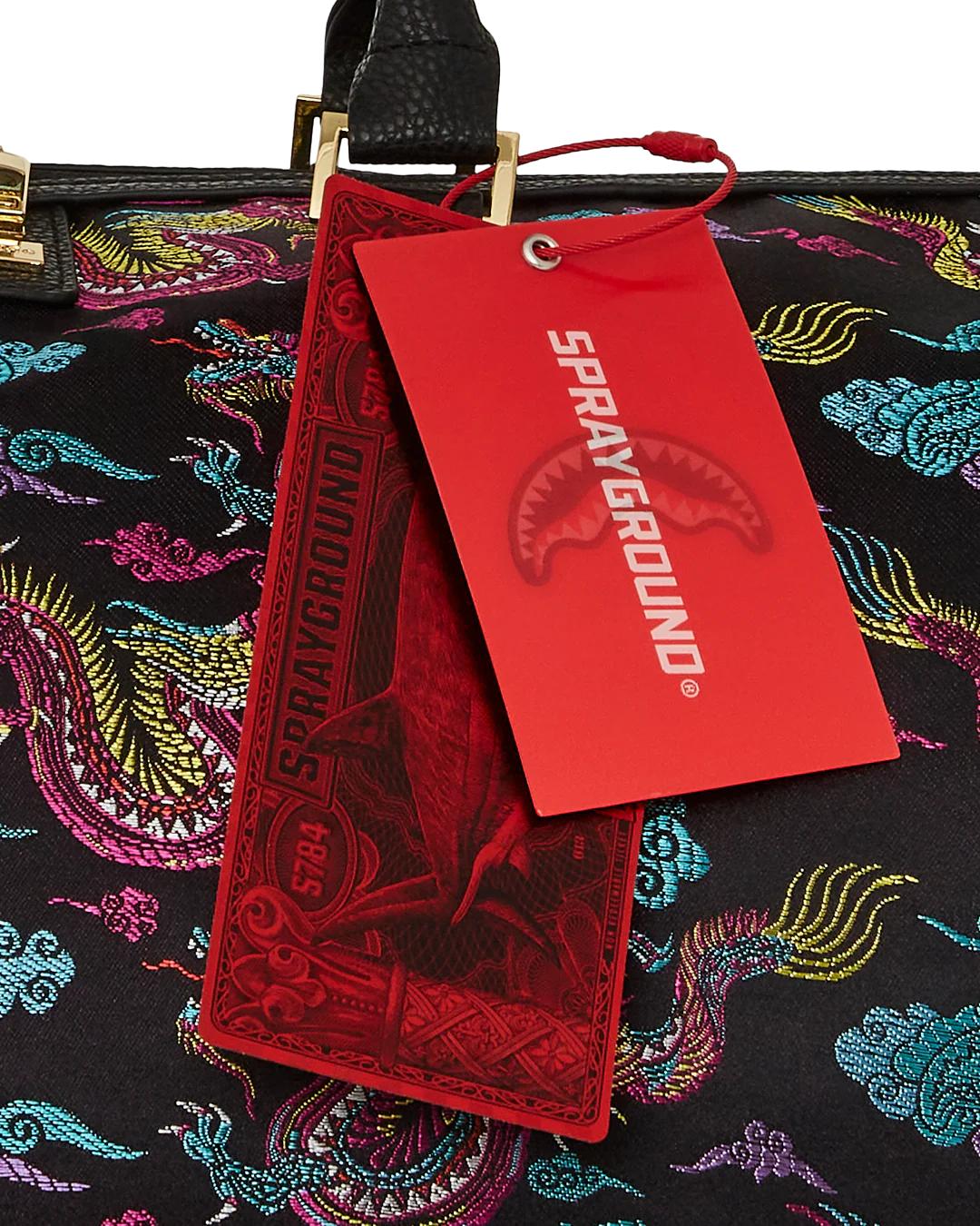 Sprayground EMBROIDERED DRAGONS DUFFLE