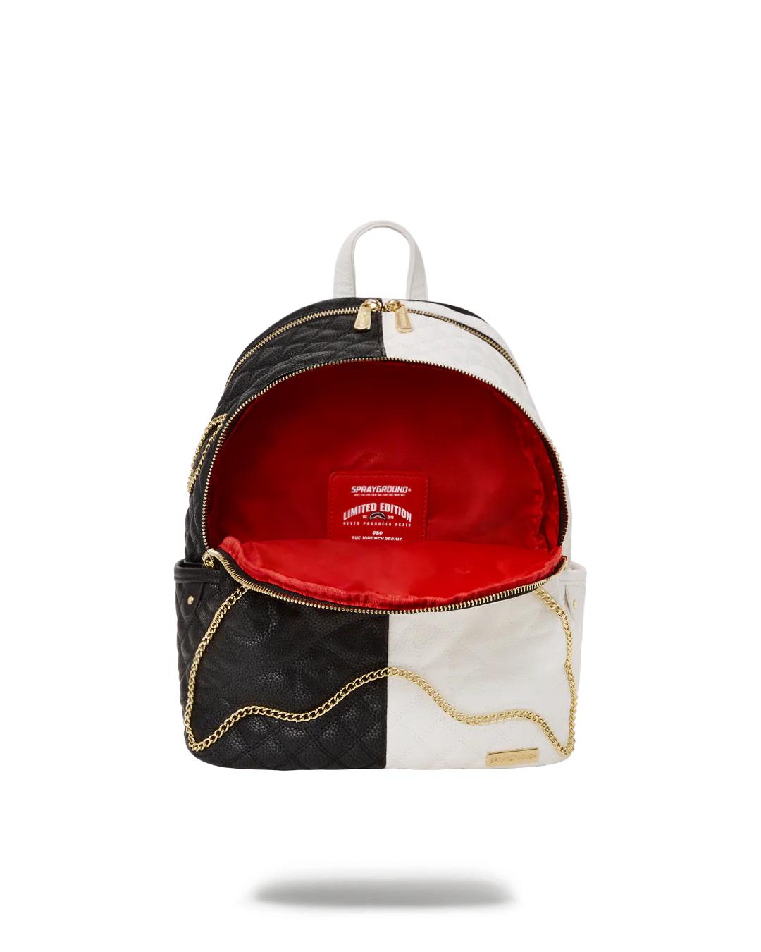 Sprayground LEVELED UP SPLIT QUILT SHARK SAVAGE BACKPACK