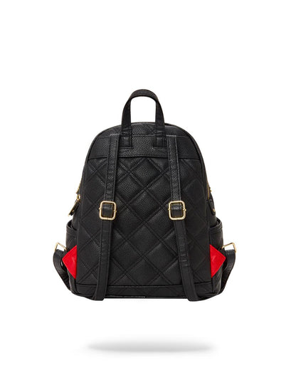 Sprayground NOIR QUILT GOLD CHAIN SHARK SAVAGE BACKPACK
