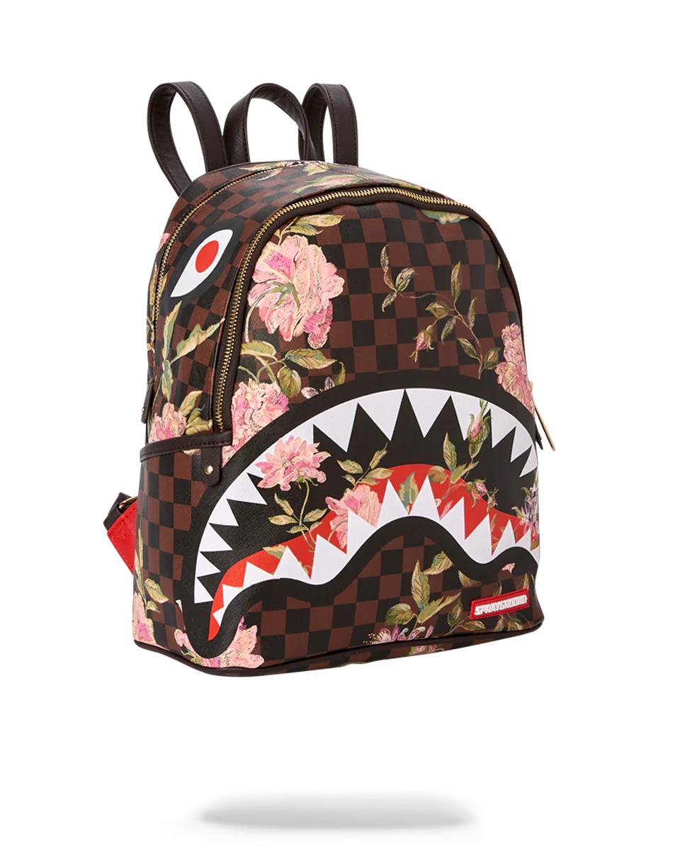 Sprayground SHARKFLOWER SAVAGE BACKPACK (SMALLER MORE ELEGANT BACKPACK)