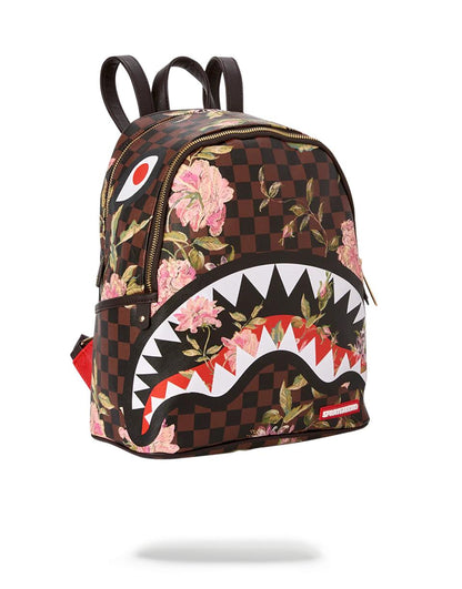 Sprayground SHARKFLOWER SAVAGE BACKPACK (SMALLER MORE ELEGANT BACKPACK)