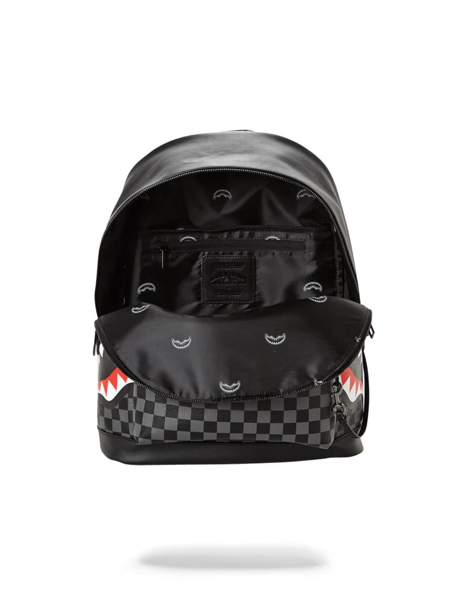Sprayground SHARKS IN PARIS (BLACK CHECKERED EDITION)