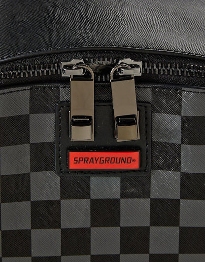 Sprayground SHARKS IN PARIS (BLACK CHECKERED EDITION)