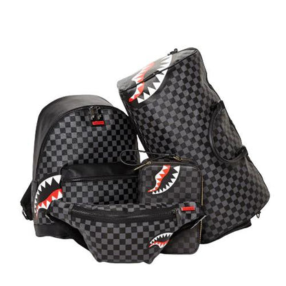 Sprayground SHARKS IN PARIS (BLACK CHECKERED EDITION)