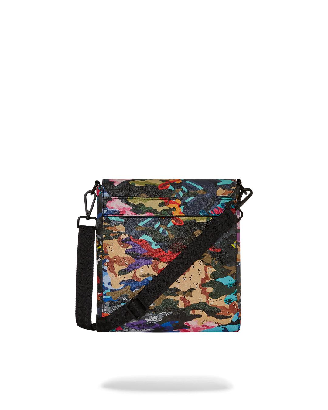 Sprayground SLICED AND DICED CAMO MESSENGER SLING BAG