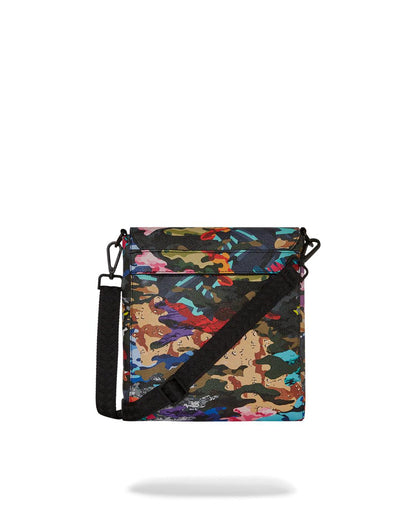 Sprayground SLICED AND DICED CAMO MESSENGER SLING BAG