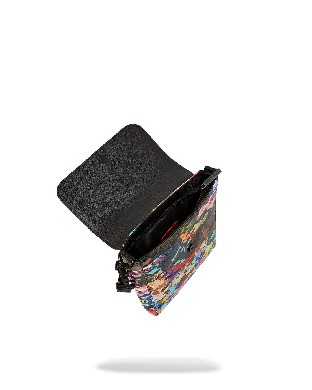 Sprayground SLICED AND DICED CAMO MESSENGER SLING BAG
