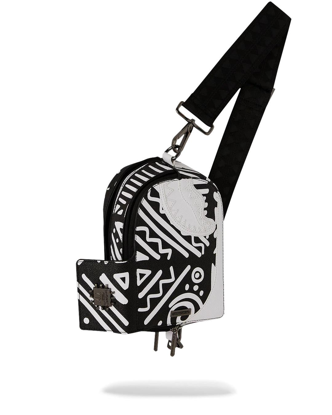 Sprayground A.I.8 AFRICAN INTELLIGENCE - ORIGIN STORY BACKPACK SLING